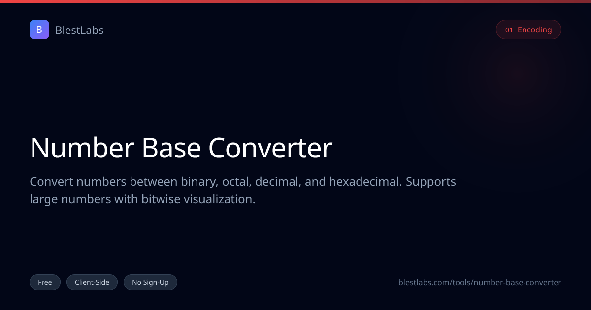 Number Base Converter — Free Online Tool